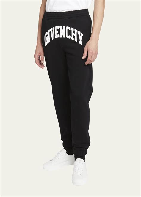 givenchy leather jogger pants men|givenchy sweatpants for men.